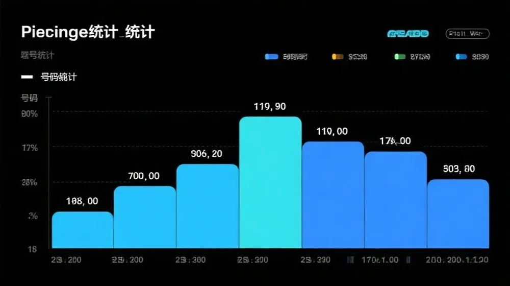 号码分布统计示意