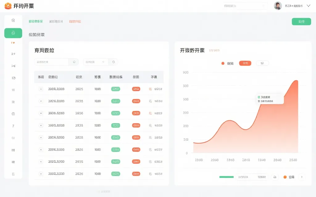 开奖数据表格与走势图示意